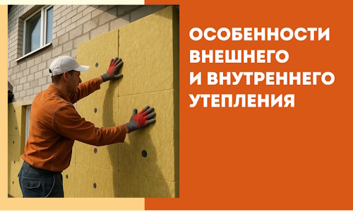 Какие особенности внешнего и внутреннего утепления в Борзе