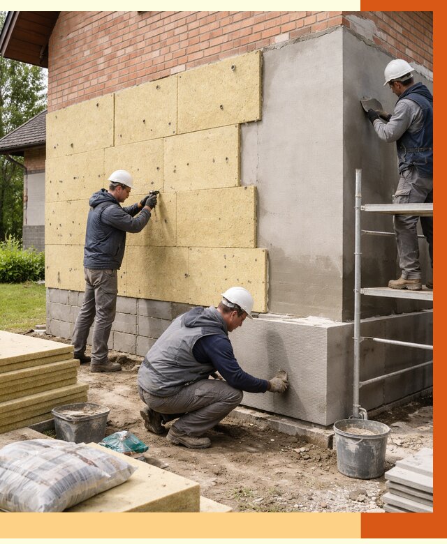 Утепление частного дома в Борзе под ключ от 7726 руб/м2 — недорого | ТепломастерБря