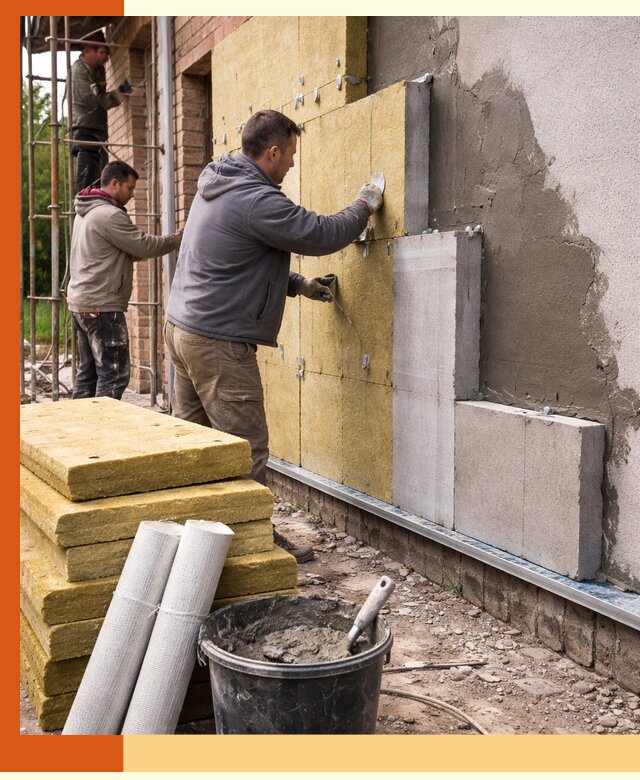 Утепление кирпичного дома под ключ в Борзе