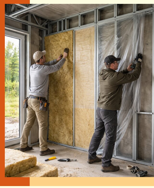 Утепление дома из ЛСТК в Борзе с гарантией качества и эффективности