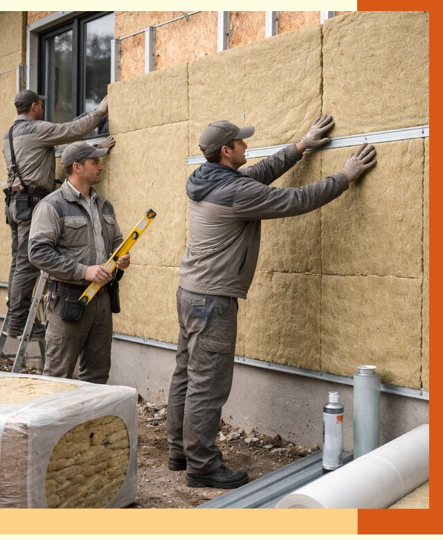 Утепление дома из SIP панелей в Борзе от 6387 руб./м² под ключ | ТепломастерБря