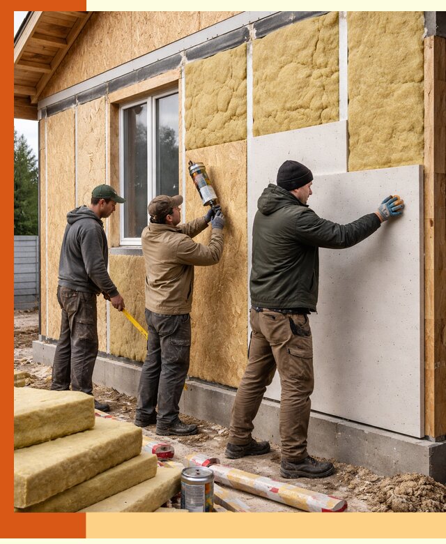 Профессиональное утепление дома из SIP-панелей в Борзе