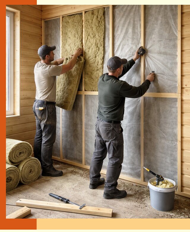 Утепление дома из минибруса в Борзе: комплексные теплоизоляционные работы