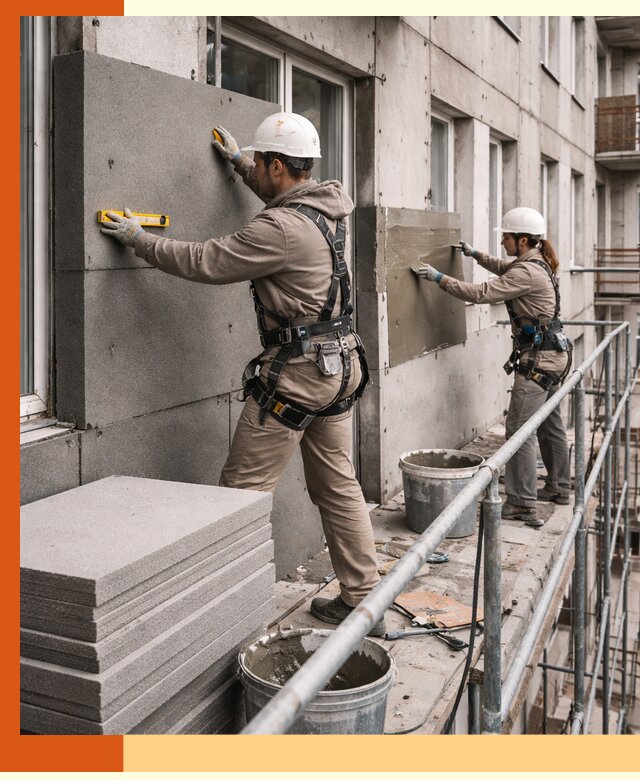 Утепление квартиры снаружи под ключ в Борзе