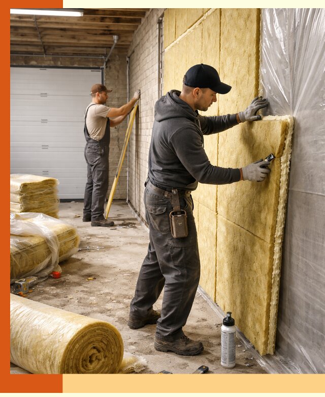 Утепление гаража под ключ в Борзе — все виды теплоизоляции