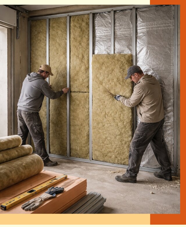 Утепление гаража изнутри в Борзе от 7726 руб/м2 — работы и цена | ТепломастерБря