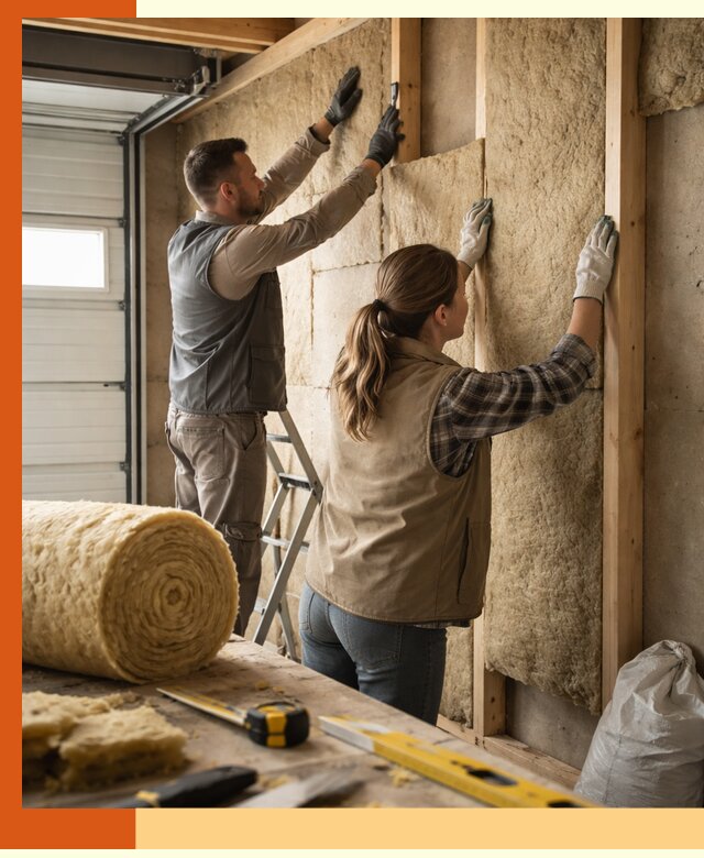 Утепление гаража изнутри в Борзе: быстро и надежно