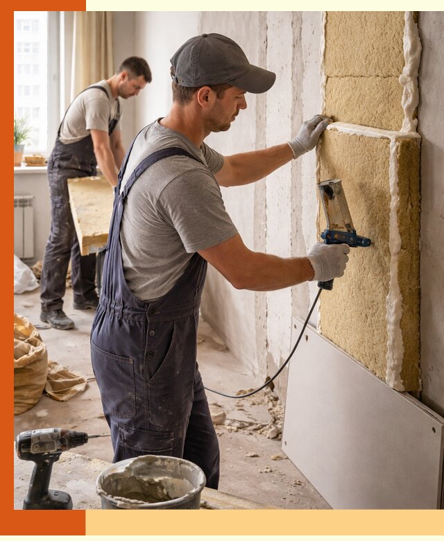 Утепление стен изнутри в Борзе — качественно и эффективно