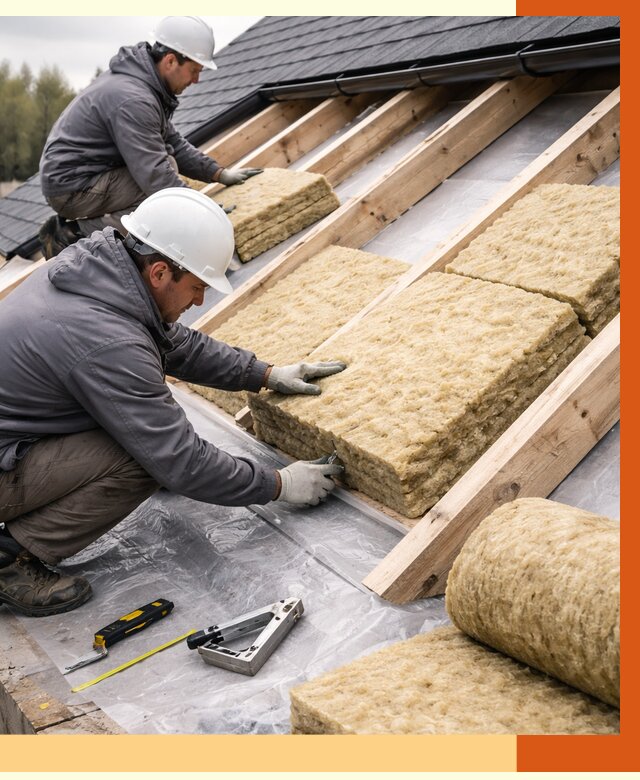 Утепление крыши в Борзе от 1906 руб./м2 — комплексное утепление кровли | ТепломастерБря