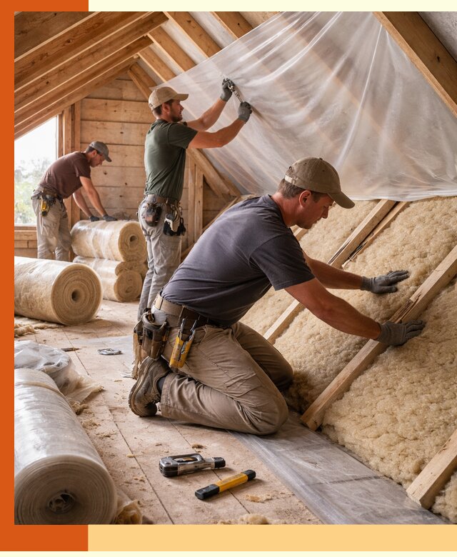 Утепление крыши изнутри в Борзе: профессионально и надежно