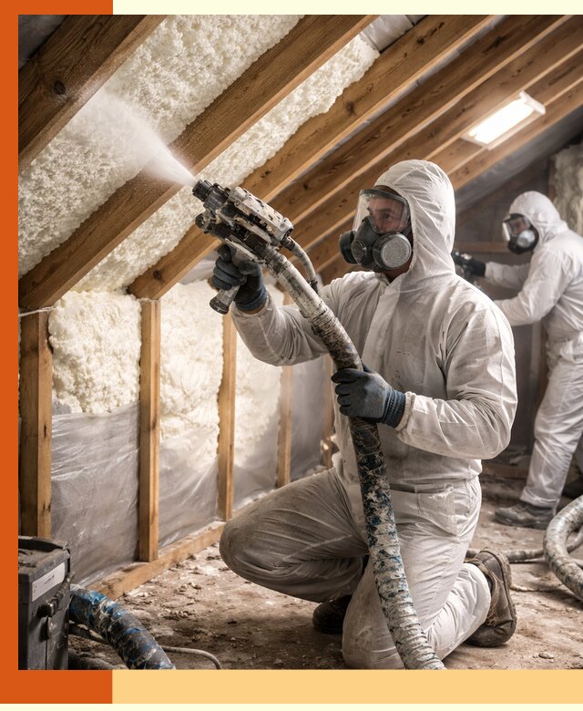 Утепление чердака пенополиуретаном (ППУ) в Борзе