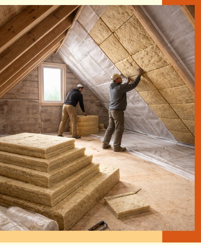 Утепление мансарды в Борзе от 2575 руб/м2 — комплексно и под ключ | ТепломастерБря