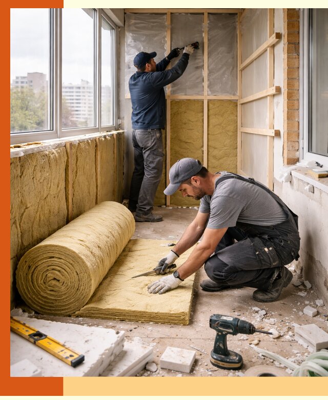 Утепление балкона под ключ в Борзе качественно и быстро