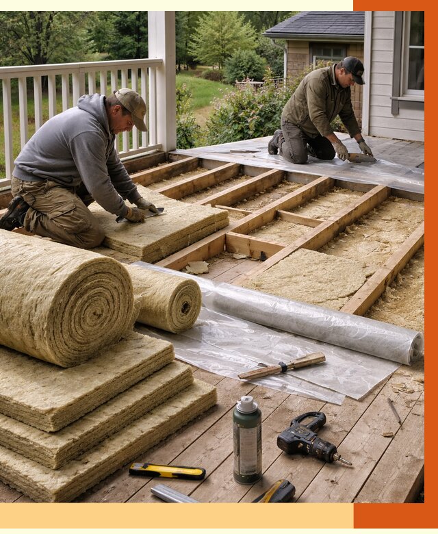 Утепление террасы в Борзе от 4326 руб./м2 — утеплить террасу под ключ | ТепломастерБря