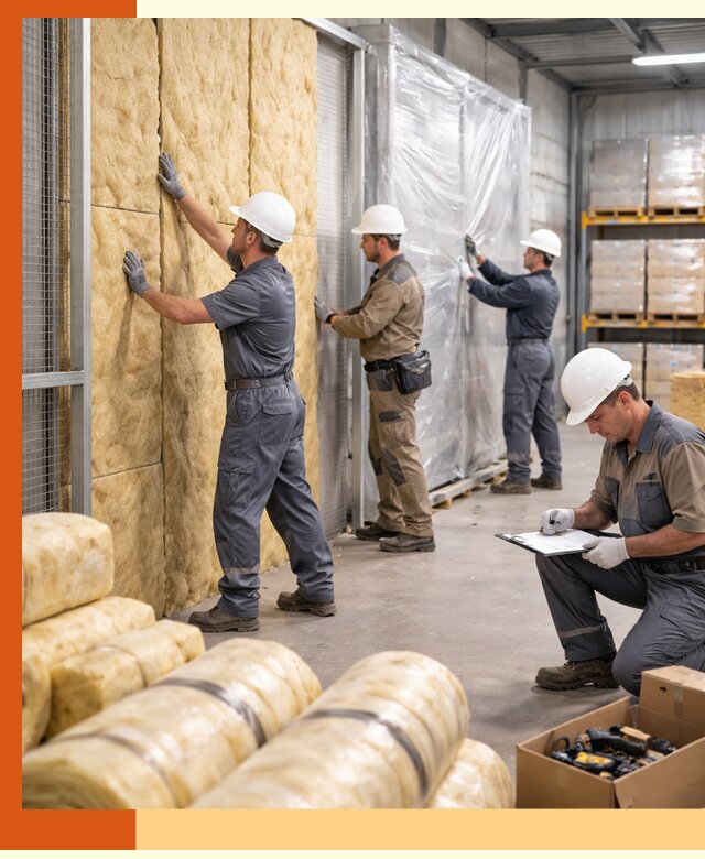 Утепление склада готовой продукции в Борзе качественно и быстро