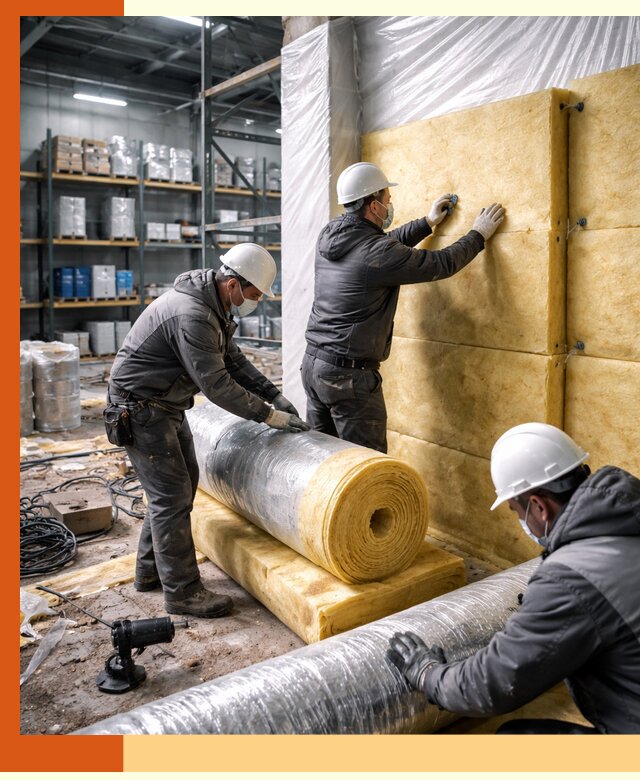 Утепление склада химсырья в Борзе: безопасная и эффективная изоляция