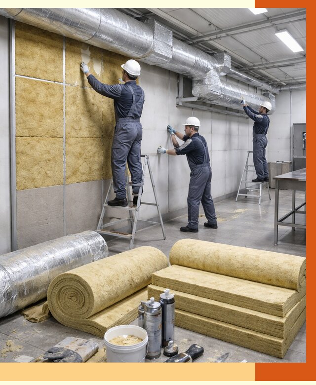 Утепление пищевого цеха в Борзе от 12876 руб./м² — комплексно под ключ | ТепломастерБря
