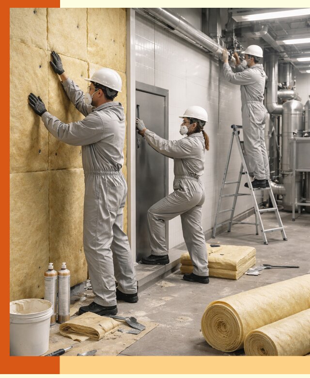 Утепление пищевого цеха под ключ в Борзе