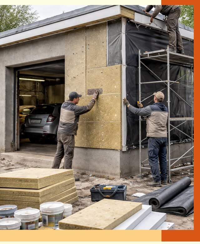 Утепление автосервиса в Борзе ппу, пеноизоляция, от 14936 руб/м2 — ТепломастерБря