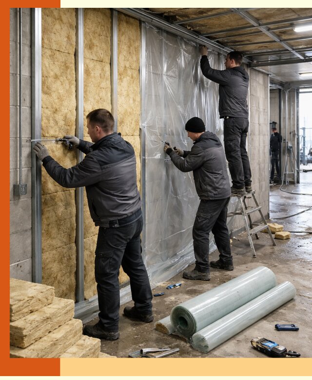 Профессиональное утепление автомойки в Борзе для любого типа помещений