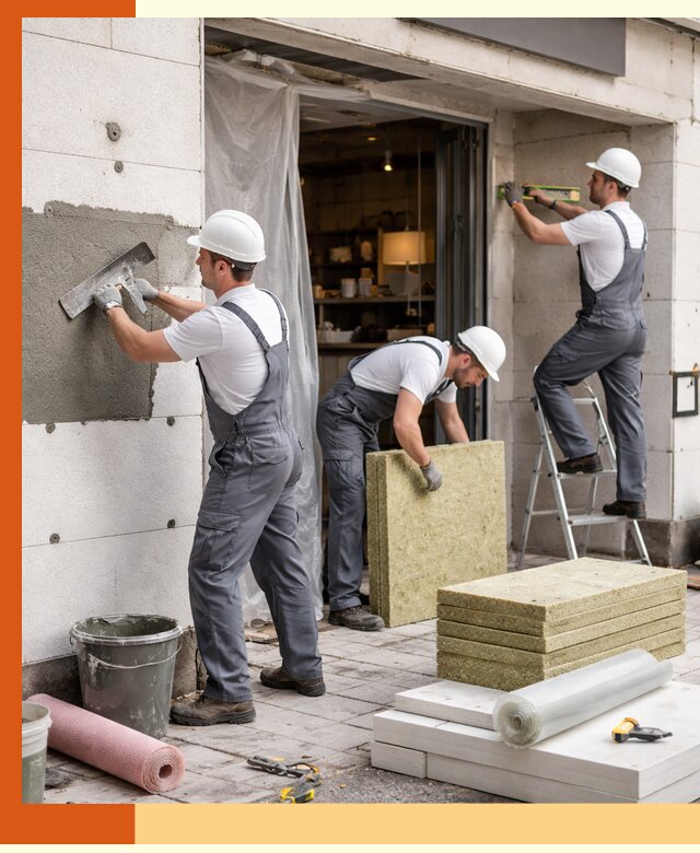 Утепление кафе в Борзе: профессиональная теплоизоляция и монтаж