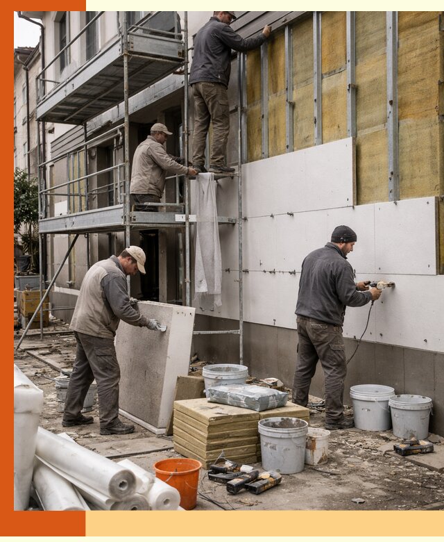 Утепление гостиницы под ключ в Борзе с гарантией качества