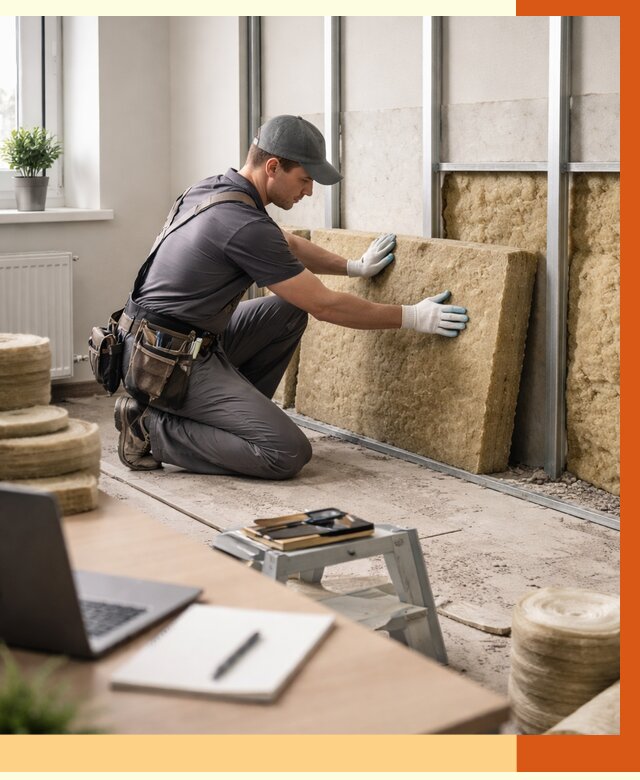 Утепление офиса в Борзе от 4635 руб/м2 — комплексное утепление офиса под ключ | ТепломастерБря