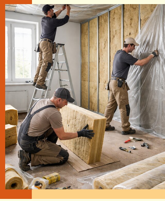 Утепление офисных помещений под ключ в Борзе