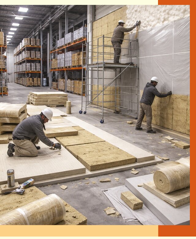 Утепление складского терминала в Борзе от 7726 руб./м² под ключ | ТепломастерБря