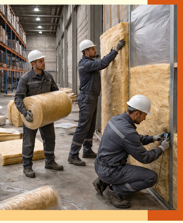 Утепление логистического центра в Борзе от 4635 руб/м² под ключ | ТепломастерБря