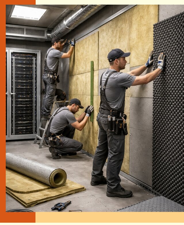 Утепление серверной комнаты профессионально в Борзе