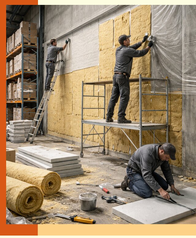 Утепление холодного склада под ключ в Борзе