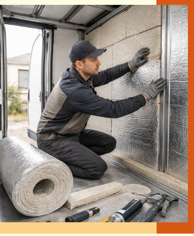 Утепление фургона рефрижератора в Борзе от 12876 руб./м² под ключ | ТепломастерБря