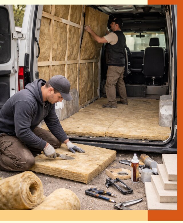 Утепление кемпера в Борзе под ключ от 12361 руб. — профессионально | ТепломастерБря