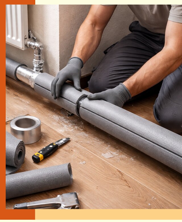 Утепление труб отопления в Борзе: теплоизоляция и защита сети