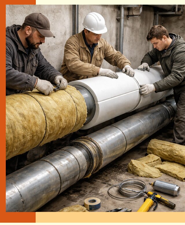 Утепление трубопровода в Борзе с гарантией энергоэффективности