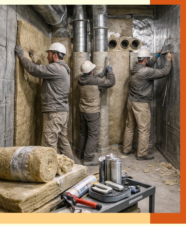 Утепление венткамеры в Борзе под ключ от 1494 руб. — профессионально | ТепломастерБря