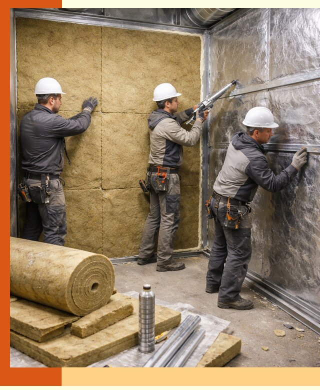 Утепление венткамеры в Борзе — качественная теплоизоляция и шумопоглощение