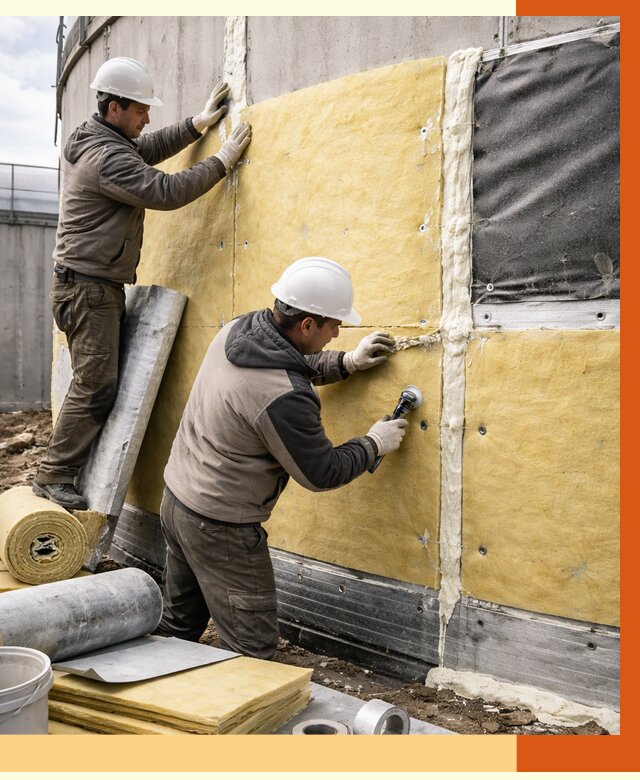 Утепление резервуара в Борзе от 28328 руб/м2 — монтаж ППУ и комплекс под ключ | ТепломастерБря