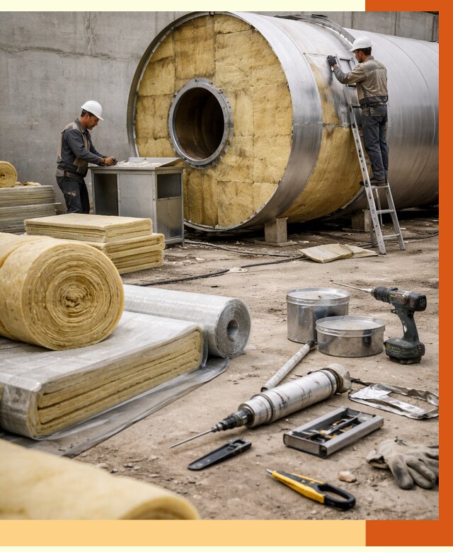 Утепление резервуара с топливом в Борзе от 28328 руб. под ключ | ТепломастерБря