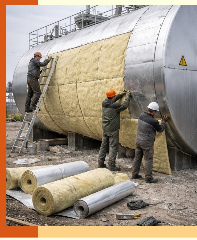 Утепление резервуаров с топливом в Борзе надежно и экономично