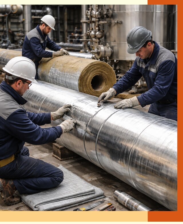 Утепление технологического оборудования в Борзе от 4326 руб. за м2 | ТепломастерБря