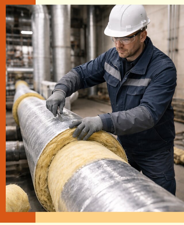 Утепление технологического оборудования и заводских установок в Борзе