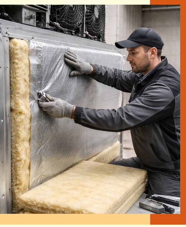 Утепление холодильного агрегата в Борзе от 8756 руб. под ключ | ТепломастерБря