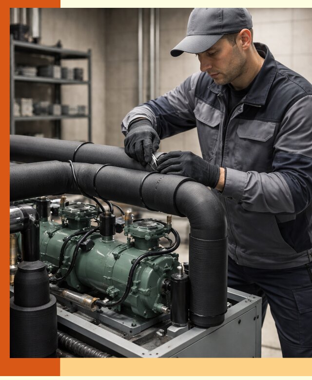 Утепление холодильного агрегата и теплоизоляция в Борзе