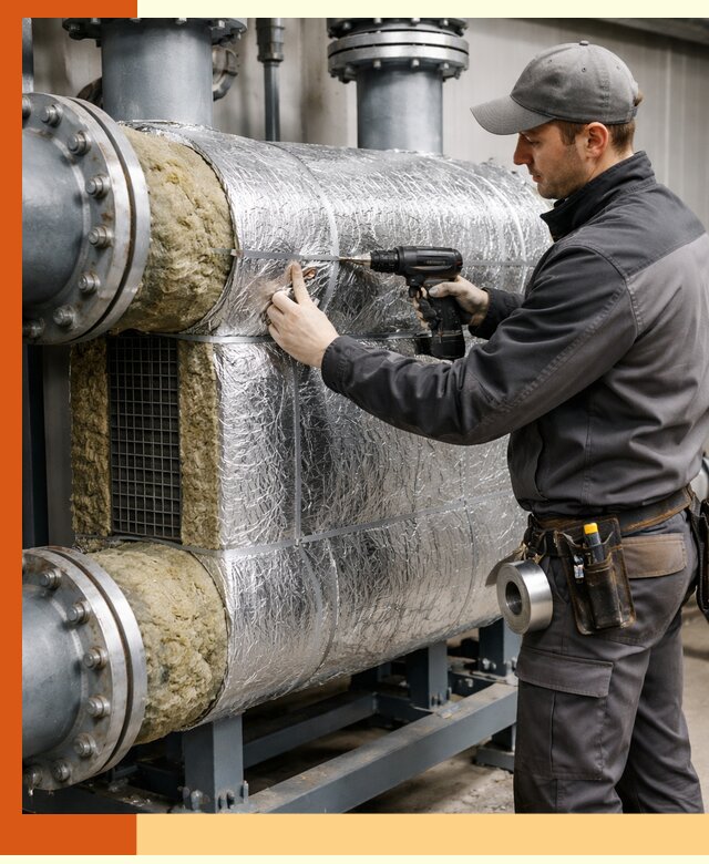 Утепление теплообменника в Борзе — профессиональная теплоизоляция оборудования