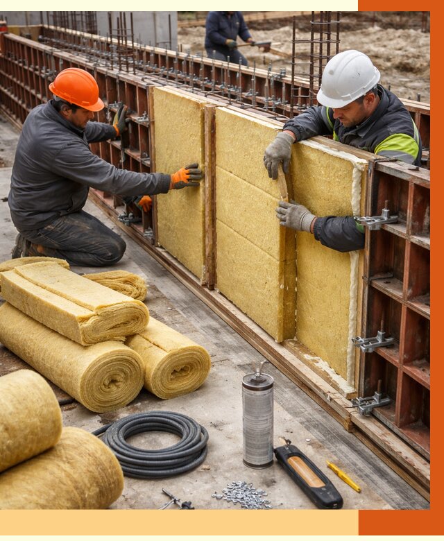 Теплоизоляция опалубки в Борзе от 7417 руб. за м2 — услуги и монтаж | ТепломастерБря