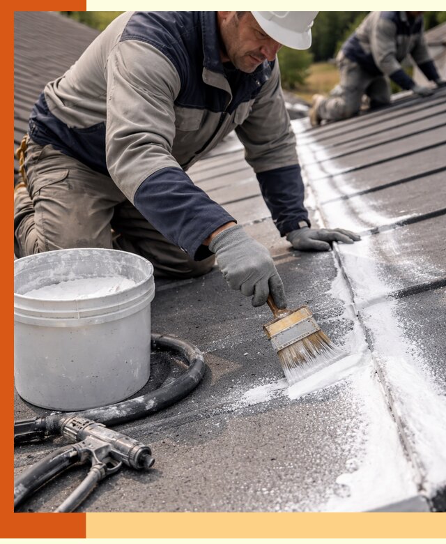 Утепление кровли жидкой теплоизоляцией в Борзе