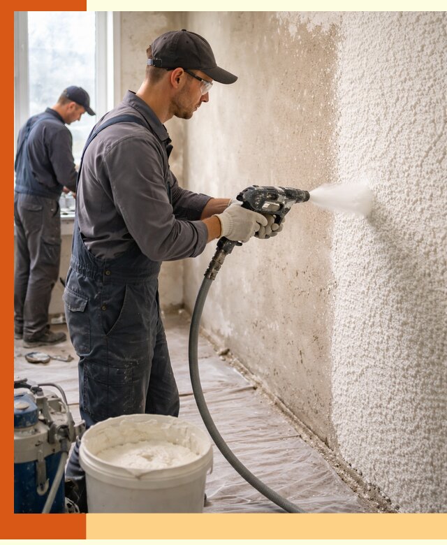 Утепление стен жидкой теплоизоляцией в Борзе для квартир и домов