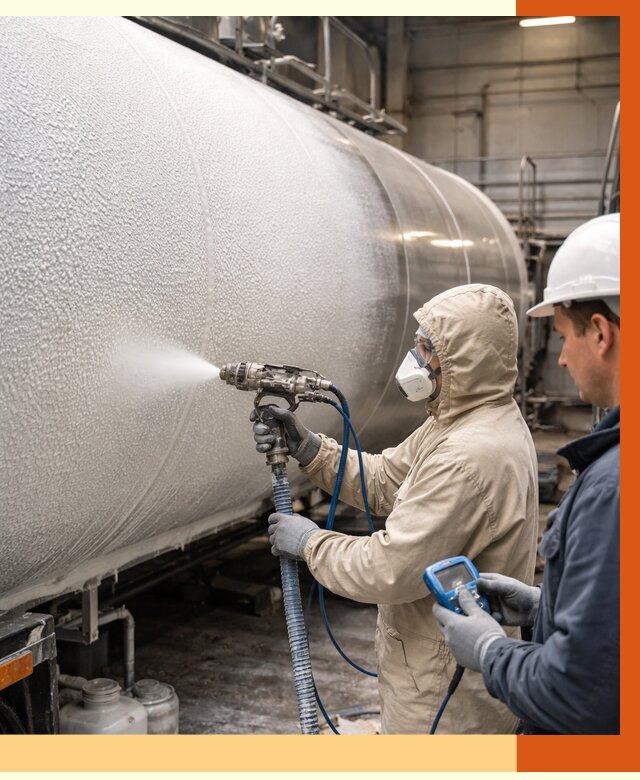Утепление автоцистерны жидкой теплоизоляцией в Борзе от 14936 руб. под ключ | ТепломастерБря